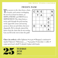 Mensa(r) 365 Brain Puzzlers Page-A-Day Calendar 2024: Word Puzzles, Logic Challenges, Number Problems, and More