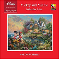 Thomas Kinkade Studios: Disney Dreams Collection Mickey and Minnie Collectible Print