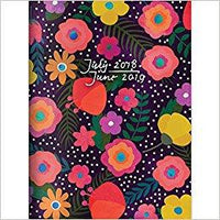 Blooming Floral Monthly 2019 Planner: July 2018 - June 2019 (Academic Year)