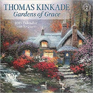 Thomas Kinkade Gardens of Grace 2019 Calendar