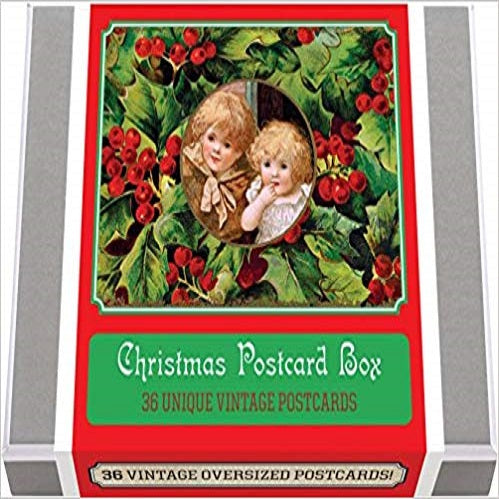 Christmas Postcard Box - 36 Unique Vintage Postcards (Postcard Books-Postcard Books)