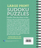Brain Games - Large Print Sudoku Puzzles (Green) ( Brain Games Large Print )