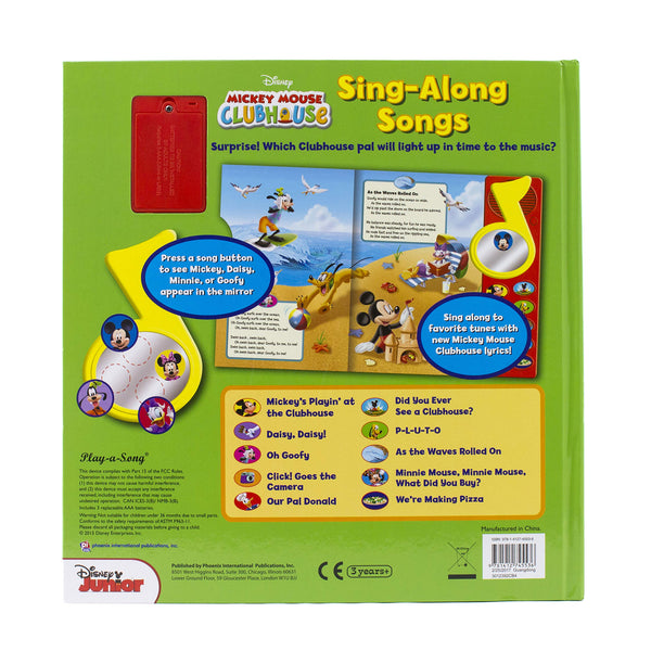 Disney Junior Mickey Mouse Clubhouse: Sing-Along Songs Sound Book [With  Battery] (Board Books)