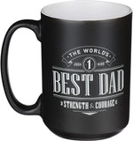 Ceramic Mug Best Dad Joshua 1:9