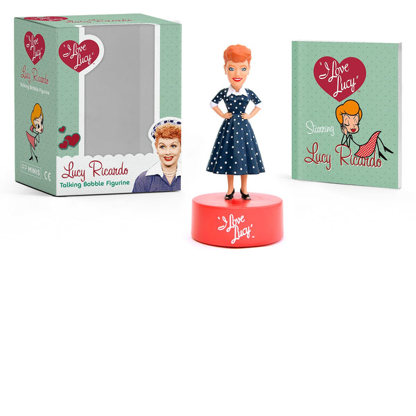 I Love Lucy: Lucy Ricardo Talking Bobble Figurine [With Book(s)] (Rp Minis)