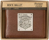 Wallet Leather Blessed Is the Man Jeremiah 17:7
