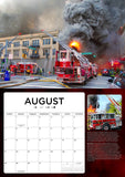 Fire Trucks in Action 2022: 16-Month Calendar - September 2021 Through December 2022