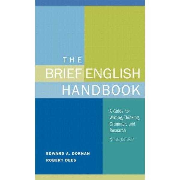 The Brief English Handbook: A Guide to Writing, Thinking, Grammer and Research | ADLE International