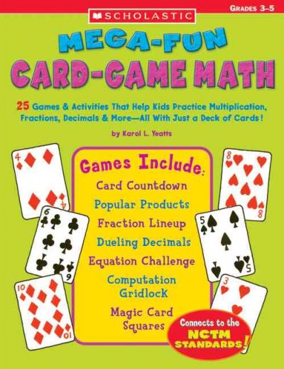 Mega-fun Card-Game Math: Grades 3-5