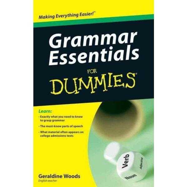 Grammar Essentials for Dummies (For Dummies): Grammar Essentials for Dummies (For Dummies (Language & Literature)) | ADLE International
