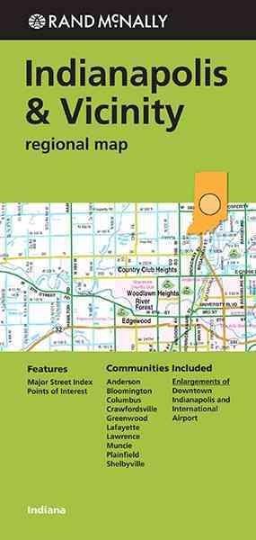 Rand Mcnally Indianapolis & Vicinity Regional Map