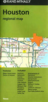Rand McNally Houston regional map, Texas
