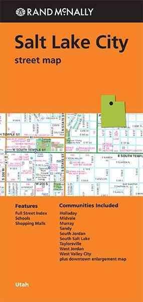 Rand McNally Salt Lake City Street Map: Utah
