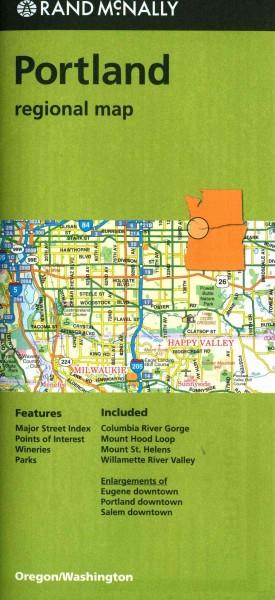Rand McNally Portland, Oregon/Washington Regional Map (Rand Mcnally Regional Map)