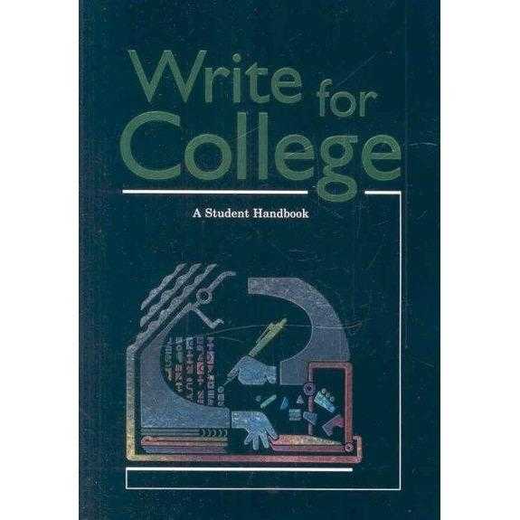 Write for College: A Student Handbook: Write for College | ADLE International
