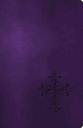 The Holy Bible: New King James Version, Rich Royal Purple, Leathersoft, Personal Size, Giant Print, Reference Edition (Essential)