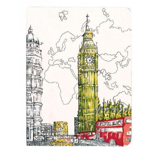 London Big Ben Handmade Journal