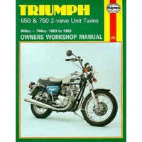 Triumph 650 and 750 2-valve Twins Owners Workshop Manual, No. 122: '63-'83 (Owners Workshop Manual)