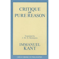 Critique of Pure Reason (Great Books in Philosophy) | ADLE International