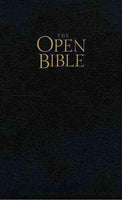 The Open Bible: King James Version, Black Bonded Leather (Signature)