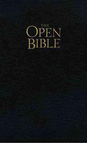 The Open Bible: King James Version, Black Bonded Leather (Signature)