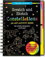 Constellations Scratch & Sketch: An Art Activity Book, for Artistic Stargazer of All Ages: Constellations Scratch & Sketch