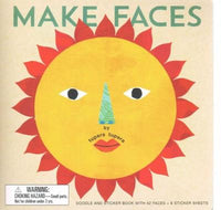 Make Faces: Doodle and Sticker Book With 52 Faces + 6 Sticker Sheets