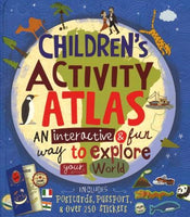 Children's Activity Atlas: An Interactive & Fun Way to Explore Your World, Includes Postcards & Passport