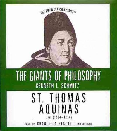 St. Thomas Aquinas (The Giants of Philosophy)