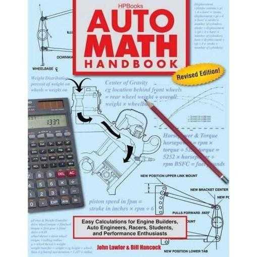 Auto Math Handbook: Easy Calculations for Engine Builders, Auto Engineers, Racers, Students | ADLE International