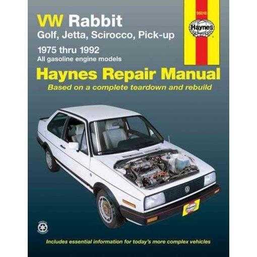 Vw Rabbit, Jetta, Scirocco and Pickup, 1975-1992: All Volkswagen Rabbit, Golf, Jetta, | ADLE International