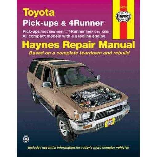 Toyota Pickups and 4-runner, 1979-1995 (Haynes Manuals) | ADLE International