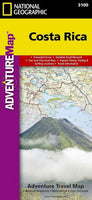 National Geographic Adventure Map Costa Rica (Adventure Map): National Geographic Adventure Map Costa Rica