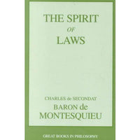 The Spirit of Laws (Great Books in Philosophy) | ADLE International