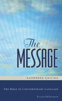 The Message: The Bible in Contemporary Language: Numbered Edition