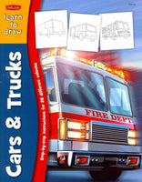 Learn to Draw Cars & Trucks: Learn to Draw and Color 28 Different Vehicles, Step by Easy Step, Shape by Simple Shape!