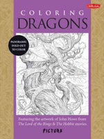 Coloring Dragons: Featuring the Artwork of John Howe from the Lord of the Rings & the Hobbit Movies (Pictura)