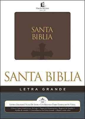 Biblia / Holy Bible (SPANISH): Reina-valera 1960, Letra Grande, Brown