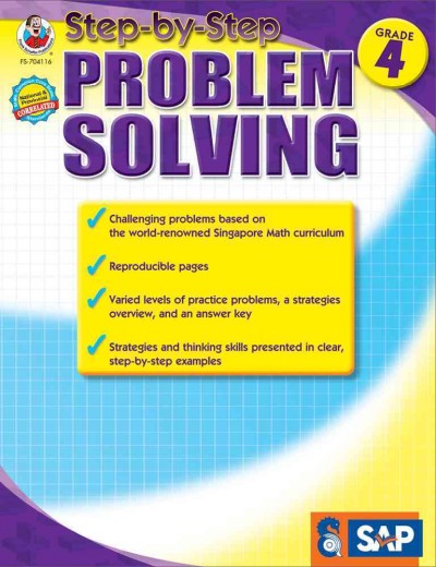Step-by-Step Problem Solving, Grade 4 (Step-by-Step Problem Solving)