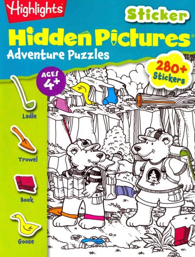 Highlights Sticker Hidden Pictures Adventure Puzzles (Highlights Sticker Hidden Pictures)