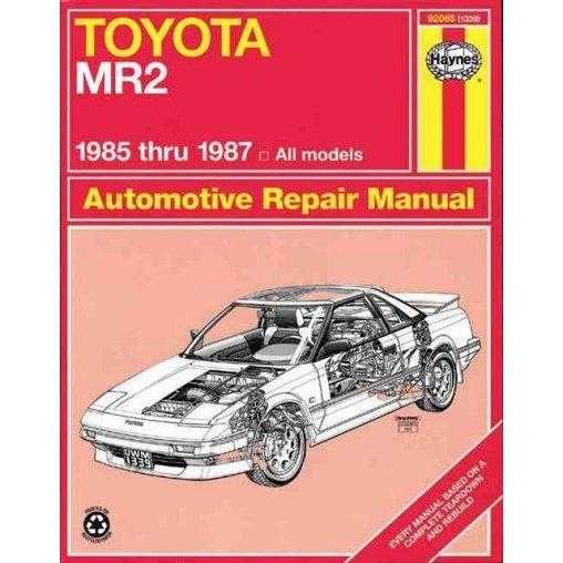 Toyota Mr2 Automotive Repair Manual: 1985 Thru 1987 (Book No. 1339) | ADLE International