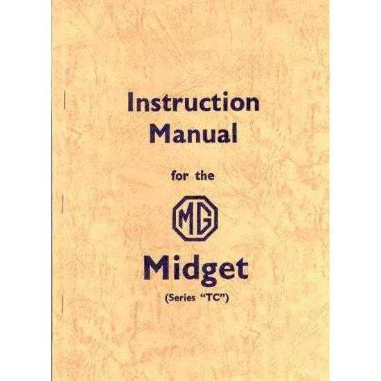 Mg Midget Tc Instruction Manual | ADLE International