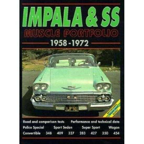 Impala and Ss 1958-1972 Musclecar Portfolio (The Brooklands Musclecar Portfolio Series) | ADLE International