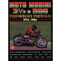 Moto Morini 3 1/2 & 500 Performance Portfolio 1974-1984 (Performance Portfolio Series) | ADLE International