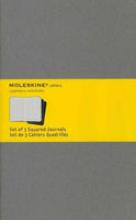 Moleskine Cahier Light Warm Grey, Large: Set of 3 Squared Journals / Set De 3 Cahiers Quadrilles: Moleskine Cahier Light Warm Grey, Large