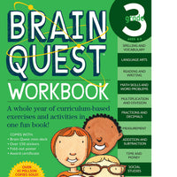 Brain Quest Workbook: 3rd Grade [With Stickers] (Brain Quest Workbooks)