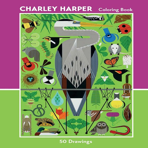 Charley Harper: 50 Drawings Coloring Book