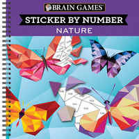 Brain Games - Sticker by Number: Nature (28 Images to Sticker) ( Brain Games - Sticker by Number )