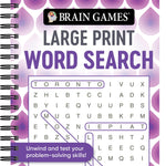 Brain Games - Large Print Word Search (Swirls) (Brain Games Large Print) - Large Print