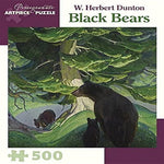 W. Herbert Dunton: Black Bears 500-Piece Jigsaw Puzzle